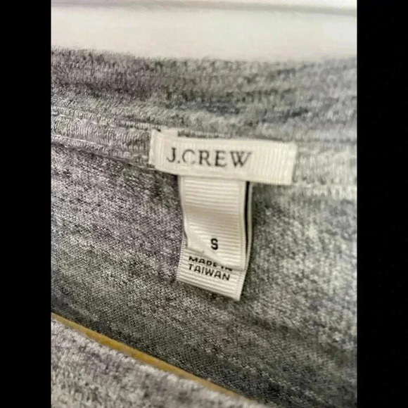 J Crew Striped Sleeve 3/4 Shirt - Size S - Picture 2 of 2